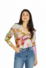 Load image into Gallery viewer, Jump - Flower Bomb Long Sleeve Tee - Multi colour front shot