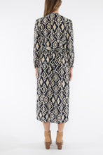 Load image into Gallery viewer, Jump - Ikat Dress- Ikat Right Back View