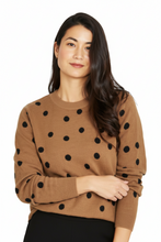 Load image into Gallery viewer, Jump - Spotty Pullover - Hazel/ Black colour front shot