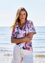 Load image into Gallery viewer, Jump - Sunset Flora Top Multicolored front shot
