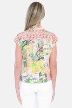 Load image into Gallery viewer, Jump - Tiger Island Top multi colored back shot