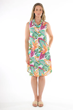 Load image into Gallery viewer, Jump - Tropicana Sleeveless Dress front shot