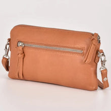 Load image into Gallery viewer, Kara - Leather Purse With Strap in Tan colour