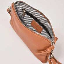 Load image into Gallery viewer, Kara - Leather Purse With Strap in Tan colour