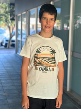 Load image into Gallery viewer, Kids Yamba T-Shirts - Whiting Eggshell front shot