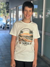 Load image into Gallery viewer, Kids Yamba T-Shirts - Whiting Eggshell front shot