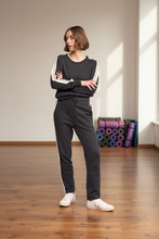 Load image into Gallery viewer, Knewe Label - Rebel Pant - Slate colour front shot
