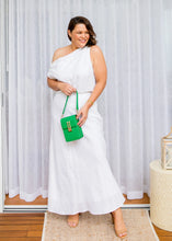 Load image into Gallery viewer, Liv and Milly Harper Handbag - Green wore by a model