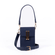 Load image into Gallery viewer, Liv and Milly Harper Handbag - Navy Front View