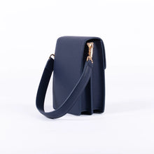 Load image into Gallery viewer, Liv and Milly Harper Handbag - Navy Side View