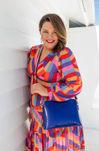 Load image into Gallery viewer, Liv and Milly Ravello Handbag - Blue wore by a model