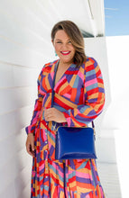 Load image into Gallery viewer, Liv and Milly Ravello Handbag - Blue wore by a model