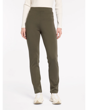 Load image into Gallery viewer, Marco Polo - F/L Pull On Ponte Pant - Khaki colour front shot