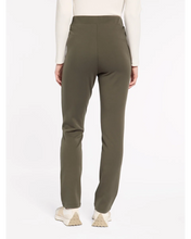 Load image into Gallery viewer, Marco Polo - F/L Pull On Ponte Pant - Khaki colour back shot