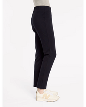 Load image into Gallery viewer, Marco Polo - F/L Pull On Ponte Pant - Navy colour side shot