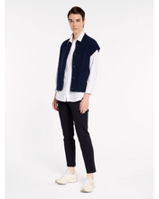 Load image into Gallery viewer, Marco Polo - F/L Pull On Ponte Pant - Navy colour side shot