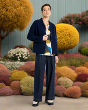 Load image into Gallery viewer, Marco Polo - Golden Pools Blouse, Golden Pools colour front shot inside a jacket