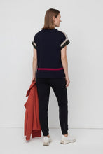 Load image into Gallery viewer, Marco Polo - Team Colours Vest - Navy Mix colour back shot
