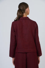 Load image into Gallery viewer, Naturals O&J Button Down Top Redwood colour back shot