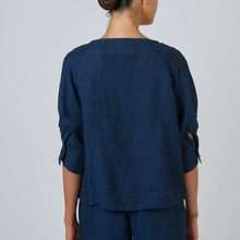 Load image into Gallery viewer, Naturals by O&J Boat Neck Top Eclipse colour front shot