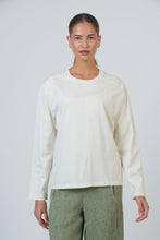 Load image into Gallery viewer, Naturals by O&J Boxy Long-Sleeves Natural colour front shot