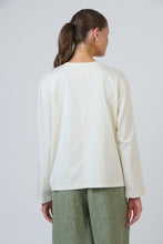 Load image into Gallery viewer, Naturals by O&J Boxy Long-Sleeves Natural colour back shot