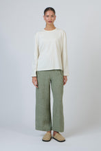 Load image into Gallery viewer, Naturals by O&J Boxy Long-Sleeves Natural colour front shot