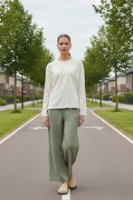 Load image into Gallery viewer, Naturals by O&J Boxy Long-Sleeves Natural colour front shot