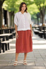 Load image into Gallery viewer, Naturals by O&J Button Up Shirt White