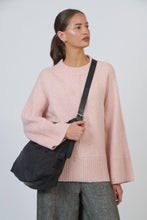 Load image into Gallery viewer, Naturals by O&J Canvas Crossbody Bag Black colour front shot