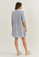 Load image into Gallery viewer, Naturals by O&J Collared Dress Deckchair colour back shot