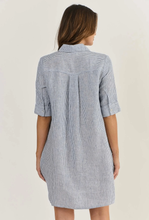Load image into Gallery viewer, Naturals by O&J Collared Dress Deckchair colour back shot