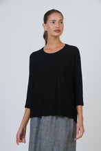 Load image into Gallery viewer, Naturals by O&J Crew Neck Jumper - Black colour front shot