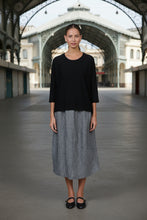 Load image into Gallery viewer, Naturals by O&J Crew Neck Jumper - Black colour front shot
