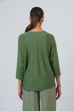 Load image into Gallery viewer, Naturals by O&J Crew Neck Jumper Sap colour back shot