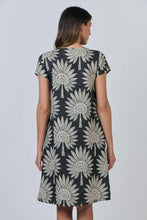 Load image into Gallery viewer, Naturals by O&J Linen Dress Black colour back shot