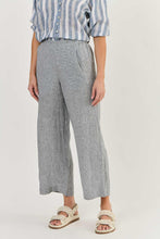 Load image into Gallery viewer, Naturals by O&J Linen Pants Black Gauze colour side shot