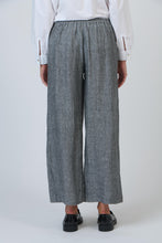 Load image into Gallery viewer, Naturals by O&J Linen Pants Cinder colour back shot