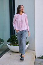 Load image into Gallery viewer, Naturals by O&J Linen Pants Cinder colour front shot