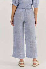 Load image into Gallery viewer, Naturals by O&J Linen Pants Delta Gauze colour back shot