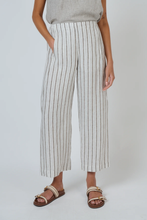 Load image into Gallery viewer, Naturals by O&J Linen Pants Travertine colour front shot