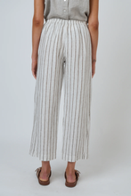 Load image into Gallery viewer, Naturals by O&J Linen Pants Travertine colour back shot