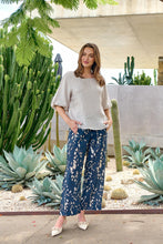 Load image into Gallery viewer, Naturals by O&J Linen Pants Universe colour front shot