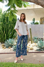 Load image into Gallery viewer, Naturals by O&J Linen Pants Universe colour front shot