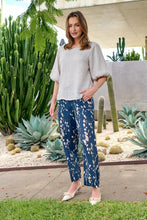 Load image into Gallery viewer, Naturals by O&J Linen Pants Universe colour front shot