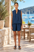 Load image into Gallery viewer, Naturals by O&J Linen Short Drawstring Streamlined colour front shot