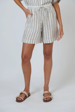 Load image into Gallery viewer, Naturals by O&J Linen Short Drawstring Travertine colour front shot