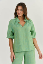 Load image into Gallery viewer, Naturals by O&J Linen Top Caterpillar colour front shot