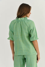 Load image into Gallery viewer, Naturals by O&J Linen Top Caterpillar colour back shot