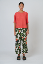 Load image into Gallery viewer, Naturals by O&J Linen Top Sunset Stripe colour front shot